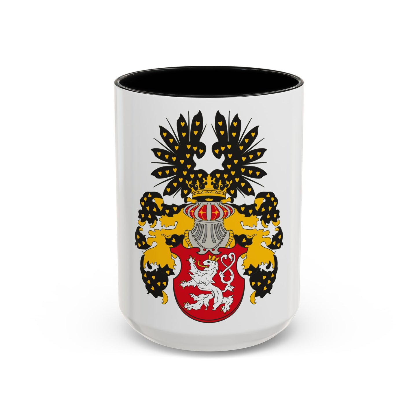 Coat of arms of the Kingdom of Bohemia - Accent Coffee Mug