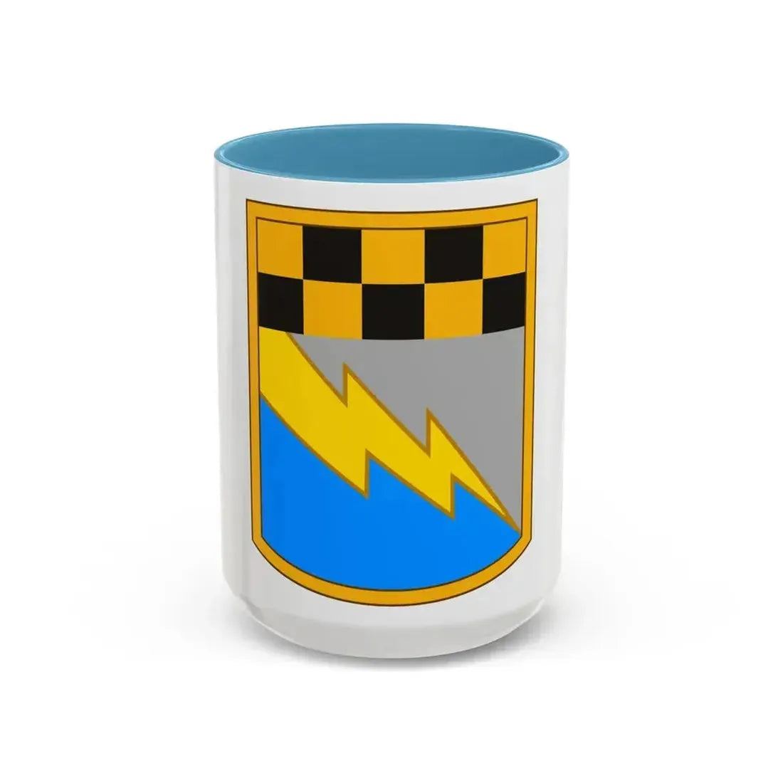 525th Expeditionary Military Intelligence Brigade (U.S. Army) Accent Coffee Mug 15oz Light Blue - Go Mug Yourself