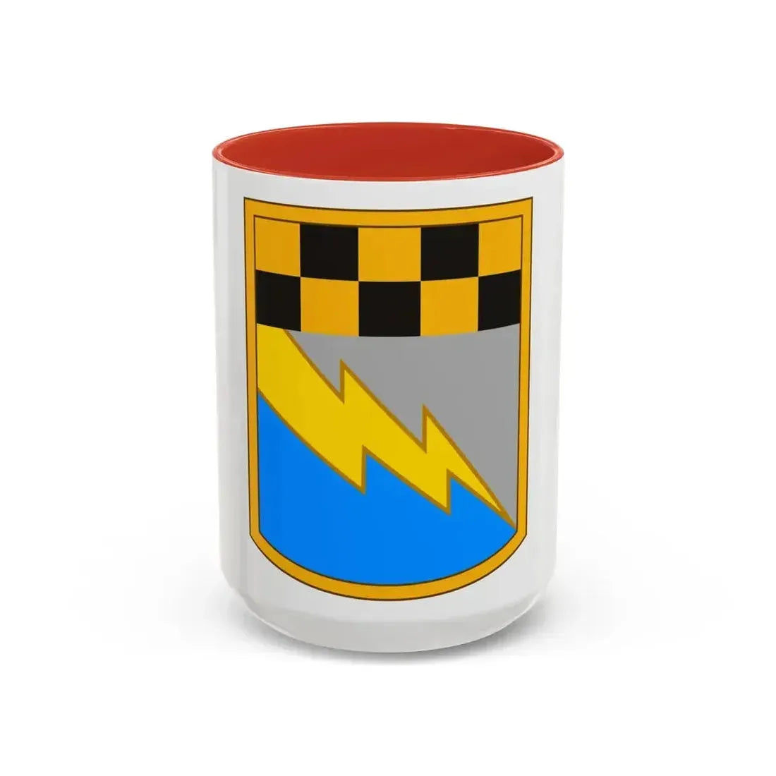 525th Expeditionary Military Intelligence Brigade (U.S. Army) Accent Coffee Mug 15oz Red - Go Mug Yourself