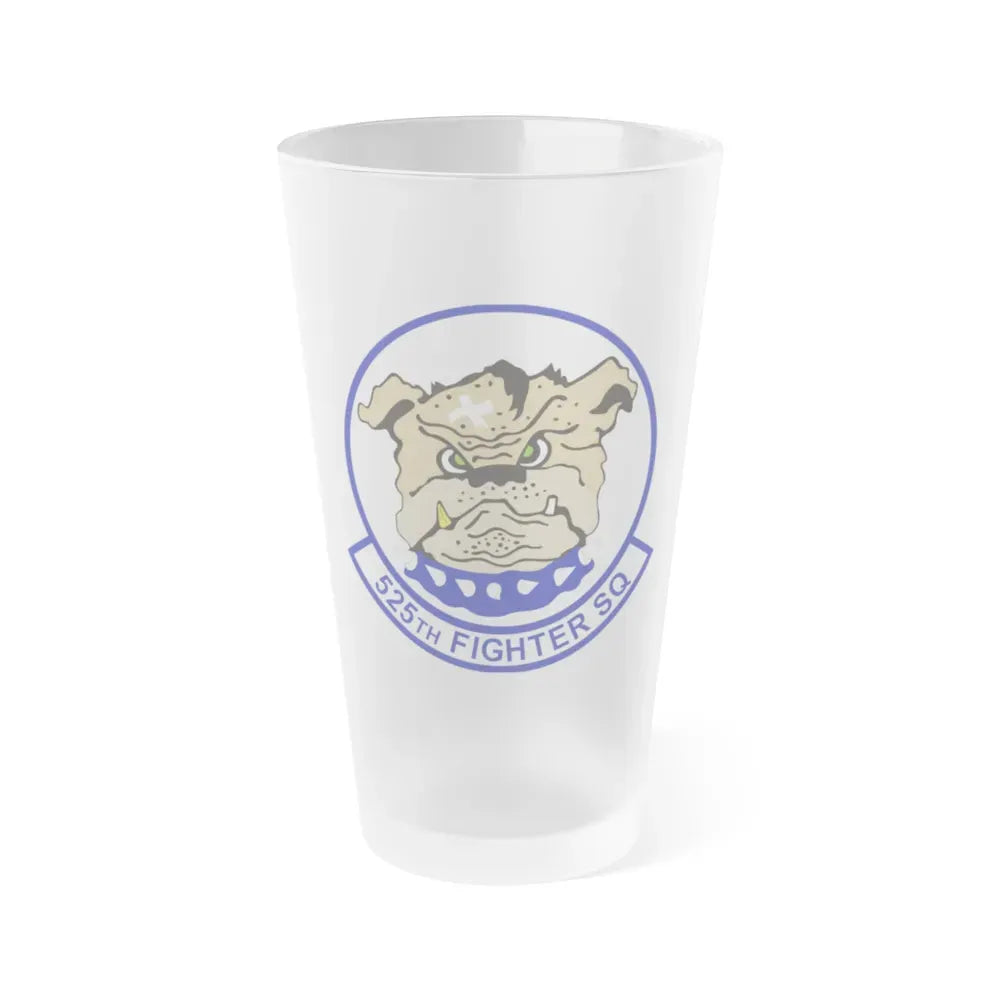 525th Fighter Squadron (U.S. Air Force) Frosted Pint Glass 16oz Default Title - Go Mug Yourself