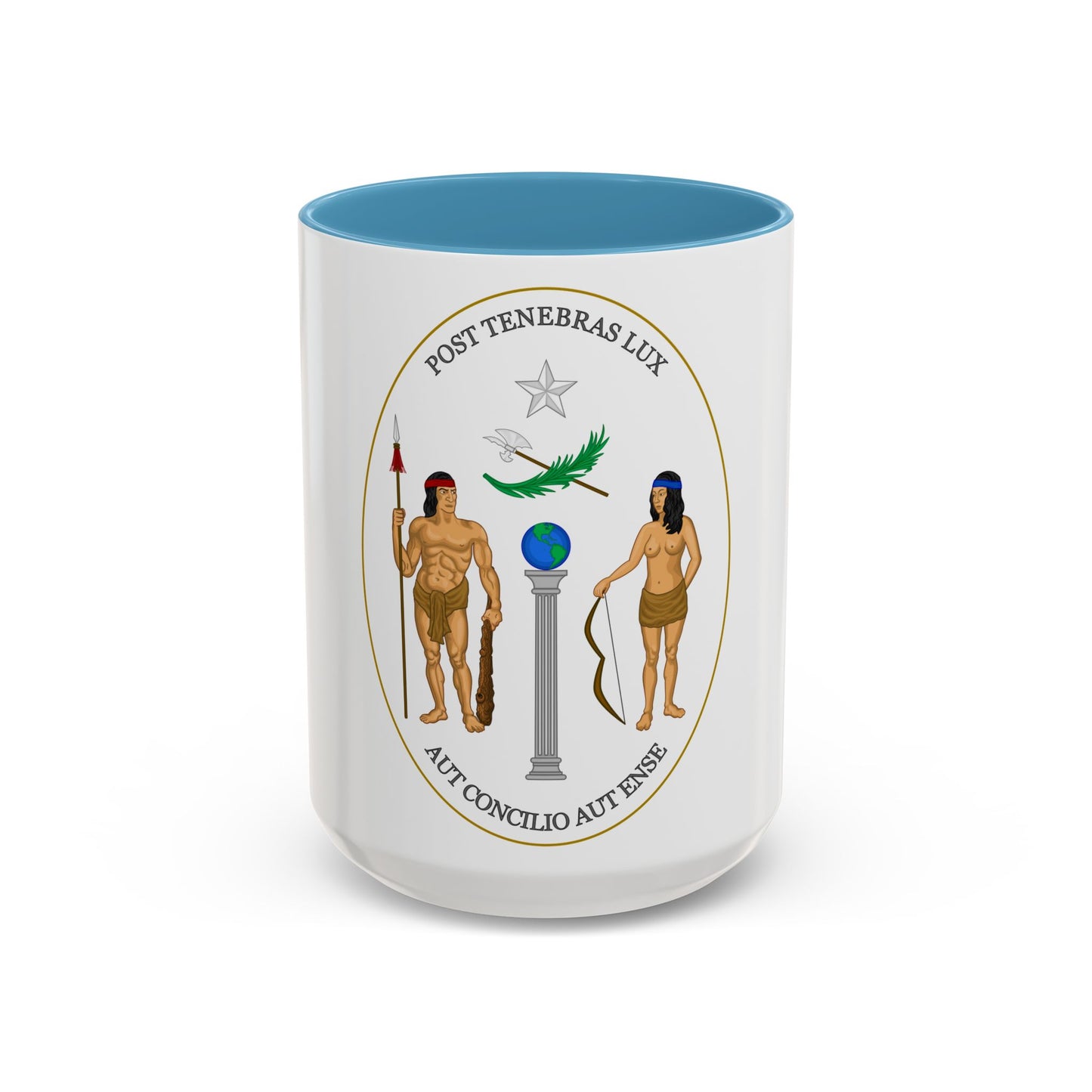 Obverse of the Coat of Arms of Chile (1812-1814) - Accent Coffee Mug