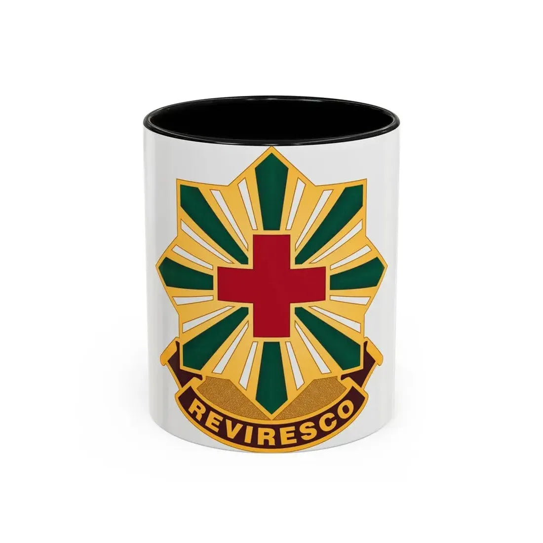 528th Hospital Center (U.S. Army) Accent Coffee Mug 11oz Black - Go Mug Yourself