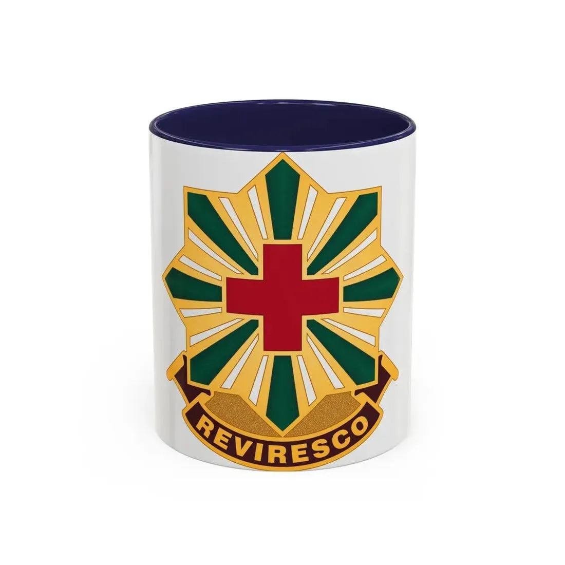 528th Hospital Center (U.S. Army) Accent Coffee Mug 11oz Navy - Go Mug Yourself