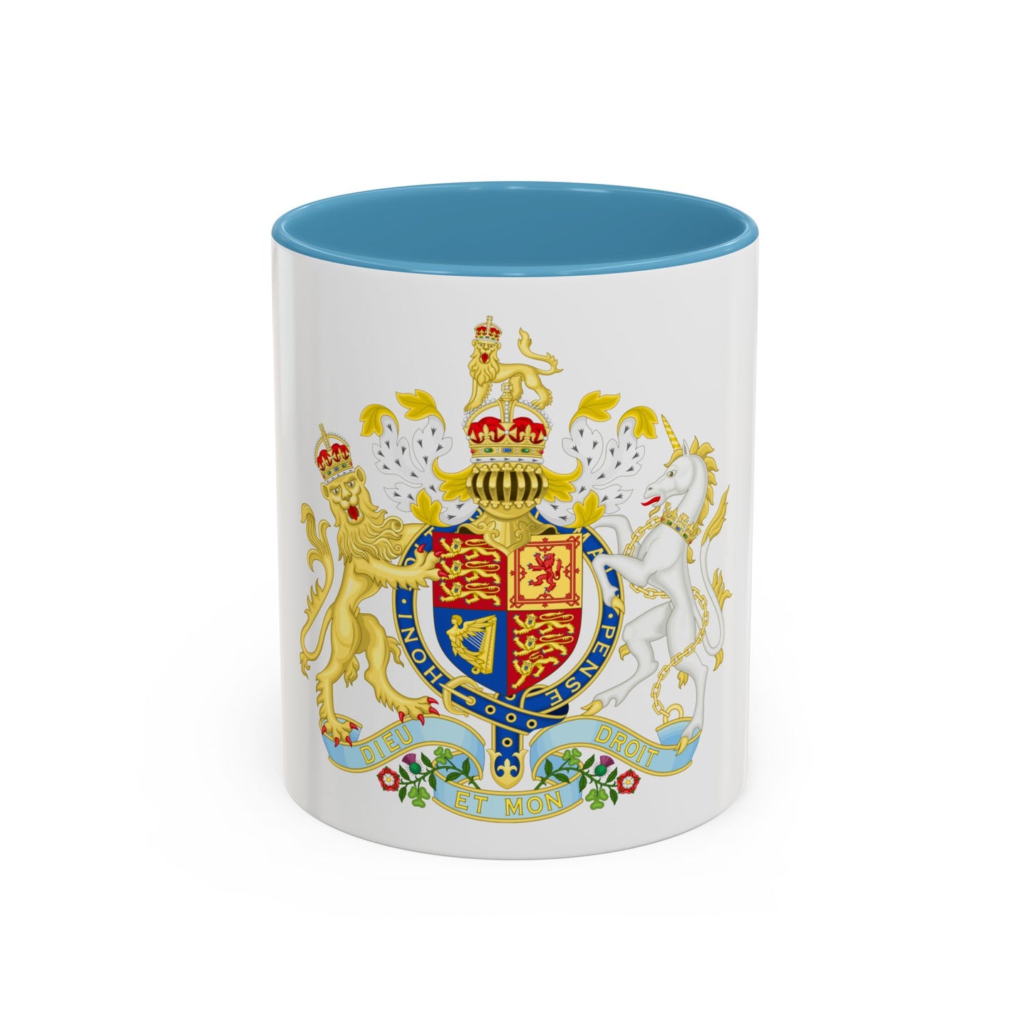 Coat of arms of the United Kingdom (1901-1952) - Accent Coffee Mug