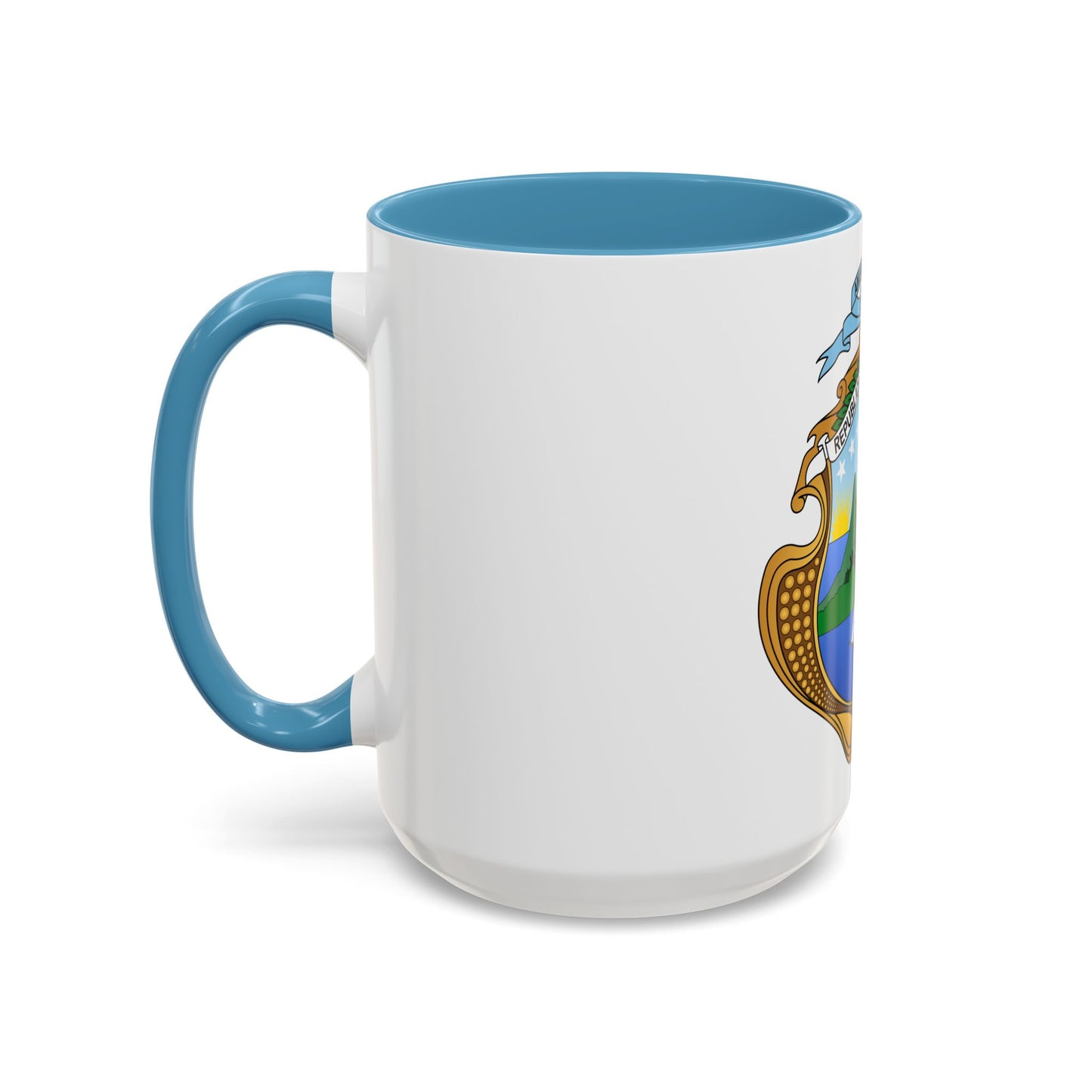 Coat of arms of Costa Rica (1964-1998) - Accent Coffee Mug