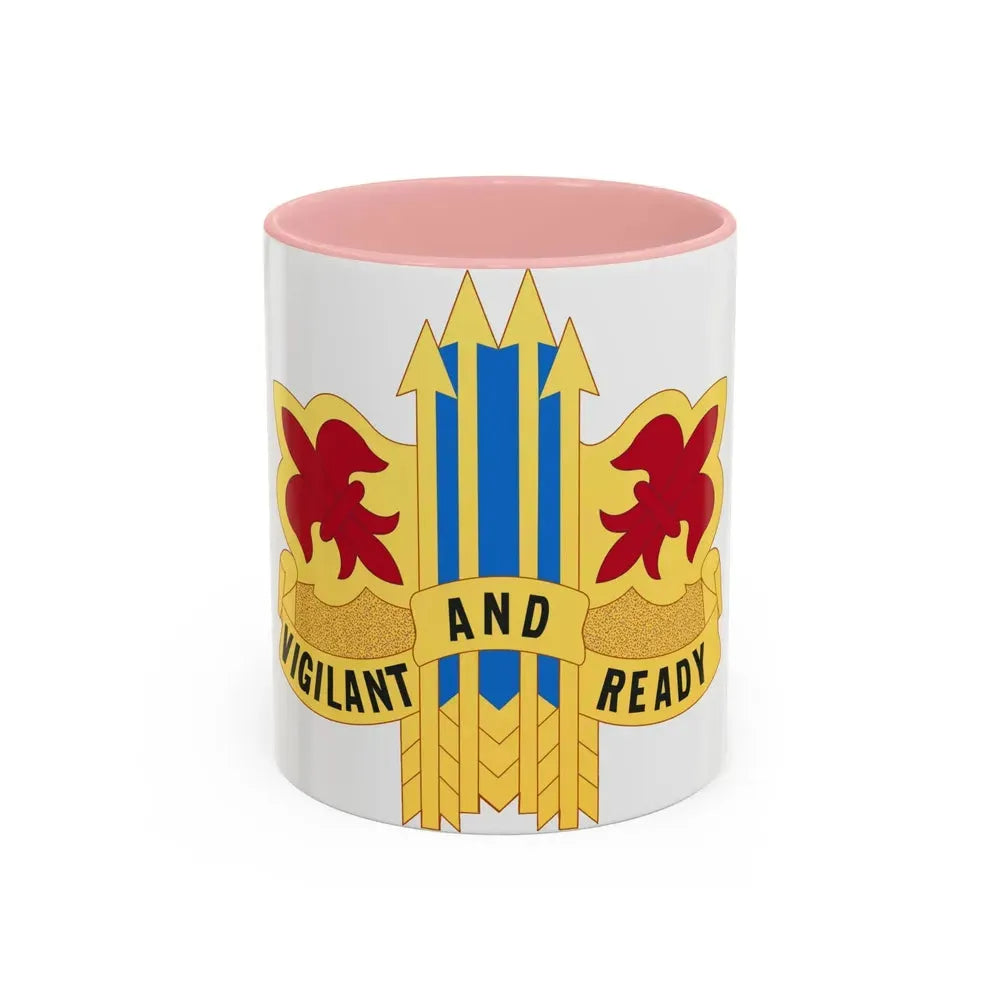 52nd Air Defense Artillery Brigade (U.S. Army) Accent Coffee Mug 11oz Pink - Go Mug Yourself