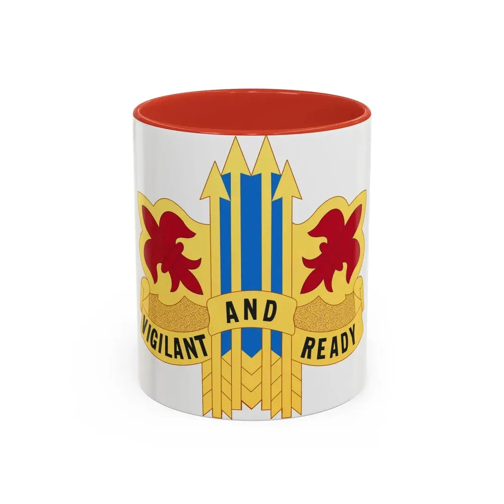 52nd Air Defense Artillery Brigade (U.S. Army) Accent Coffee Mug 11oz Red - Go Mug Yourself
