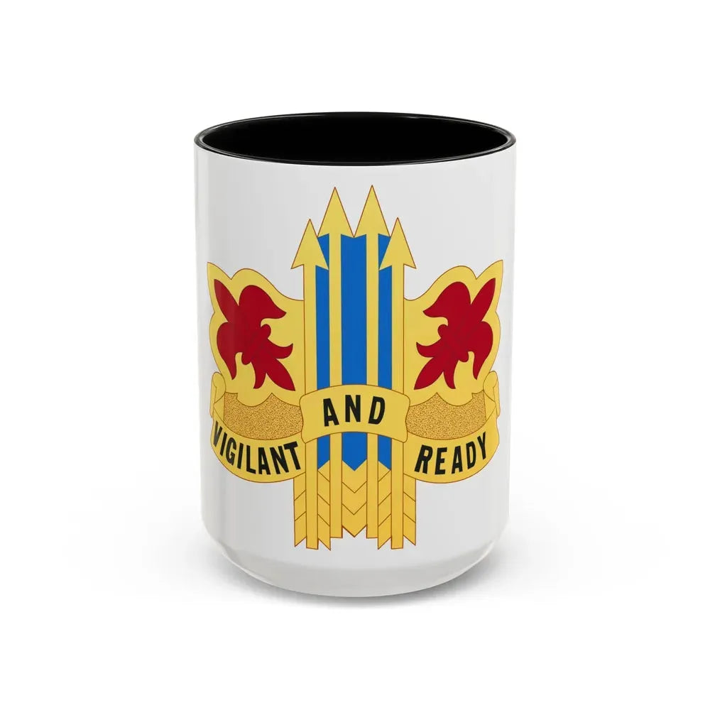 52nd Air Defense Artillery Brigade (U.S. Army) Accent Coffee Mug 15oz Black - Go Mug Yourself