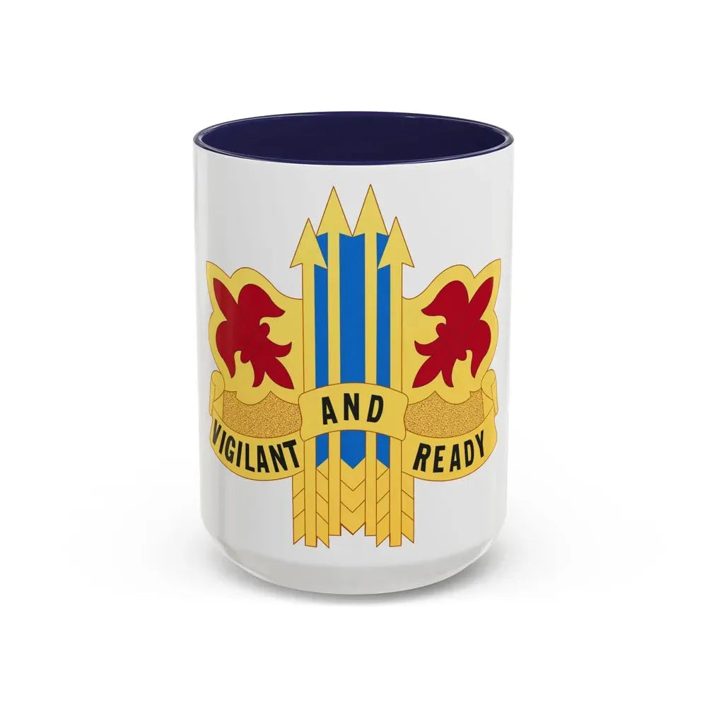 52nd Air Defense Artillery Brigade (U.S. Army) Accent Coffee Mug 15oz Navy - Go Mug Yourself