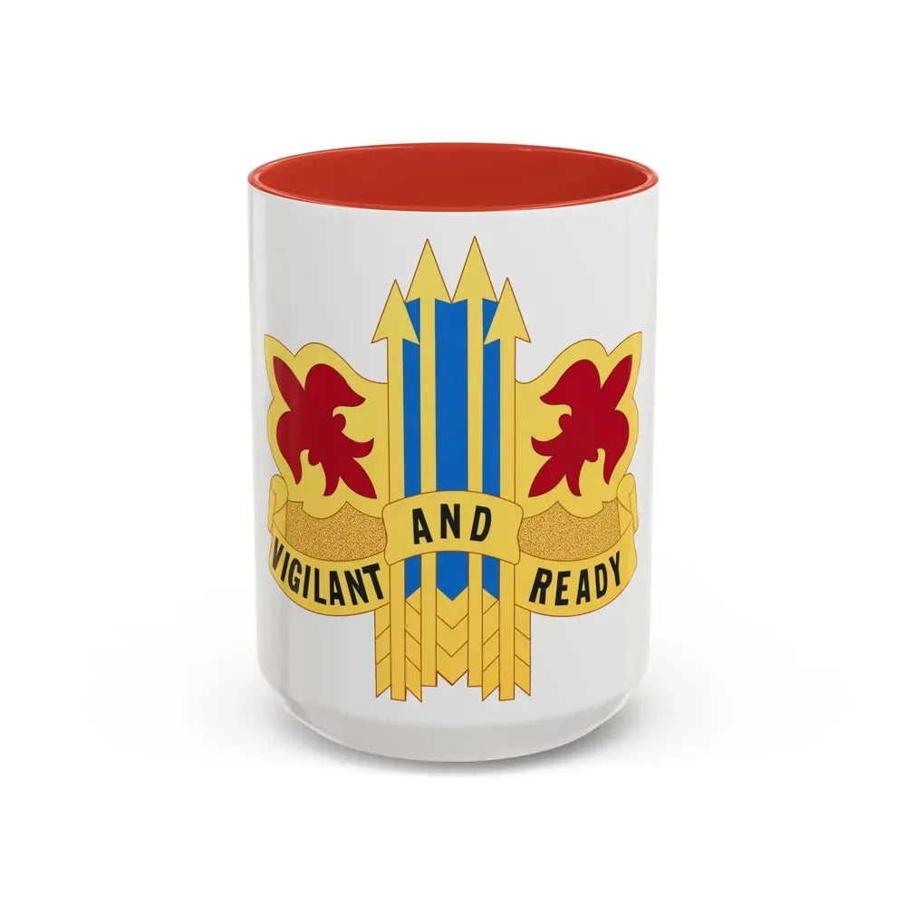 52nd Air Defense Artillery Brigade (U.S. Army) Accent Coffee Mug 15oz Red - Go Mug Yourself