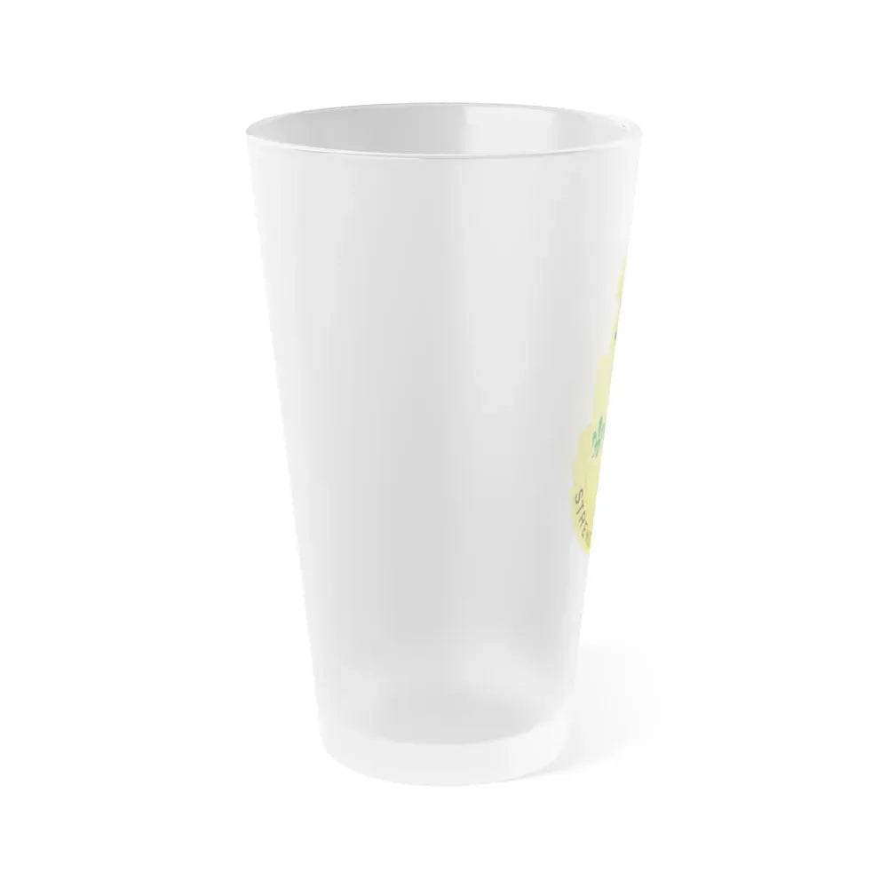 53 Armor Regiment (U.S. Army) Frosted Pint Glass 16oz - Go Mug Yourself