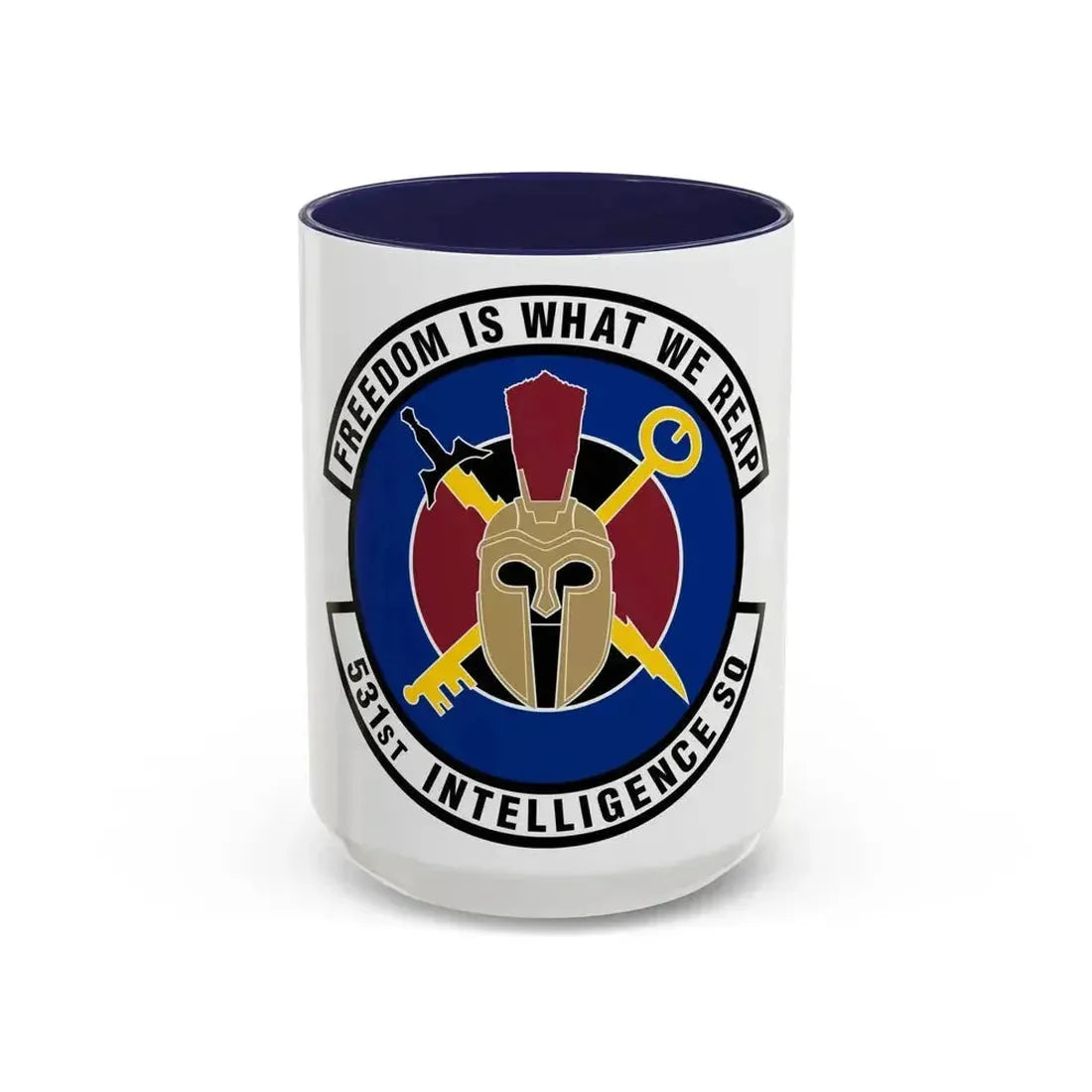 531 Intelligence Squadron ACC (U.S. Air Force) Accent Coffee Mug 15oz Navy - Go Mug Yourself