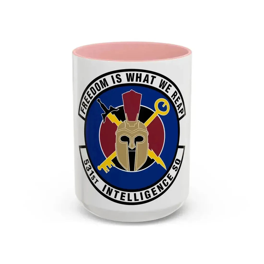 531 Intelligence Squadron ACC (U.S. Air Force) Accent Coffee Mug 15oz Pink - Go Mug Yourself