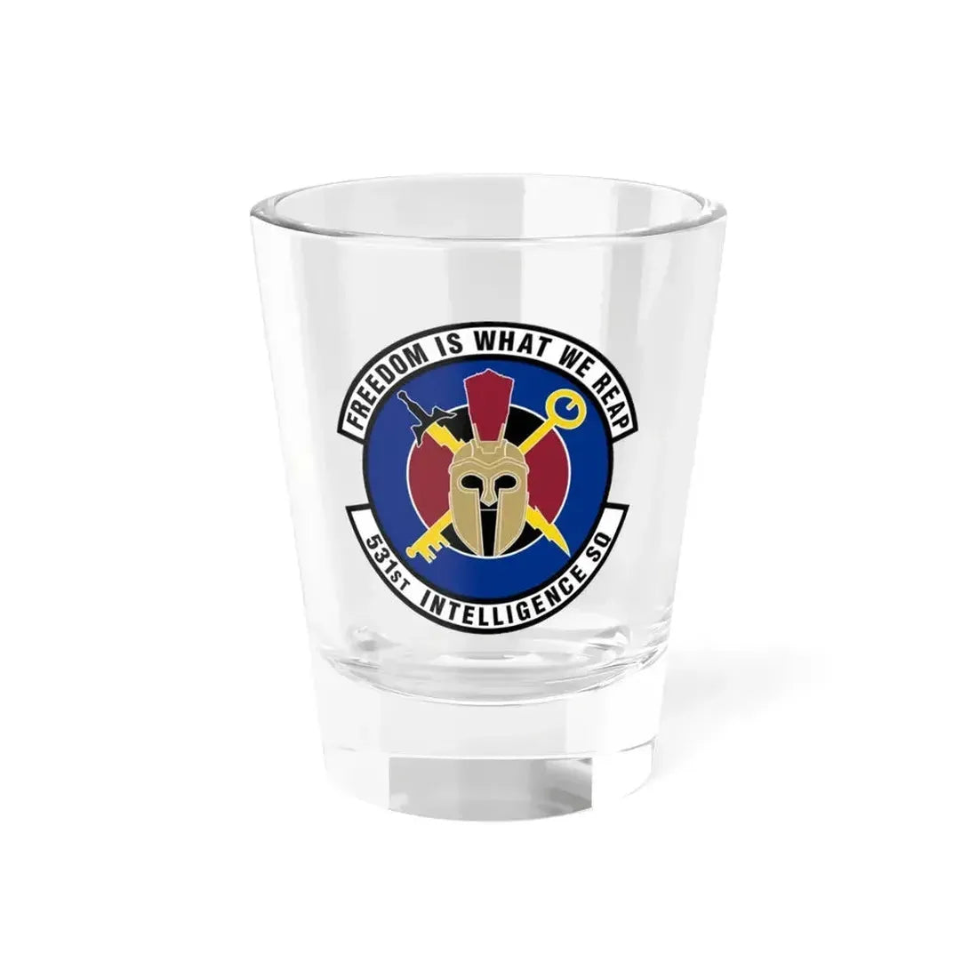 531 Intelligence Squadron ACC (U.S. Air Force) Shot Glass 1.5oz 1.5oz - Go Mug Yourself