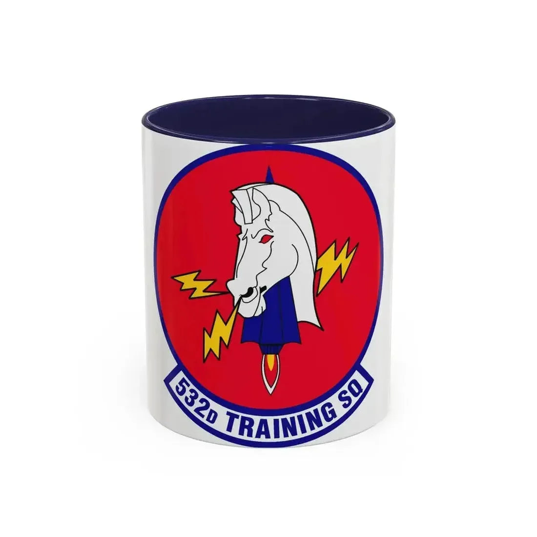 532d Training Squadron (U.S. Air Force) Accent Coffee Mug 11oz Navy - Go Mug Yourself