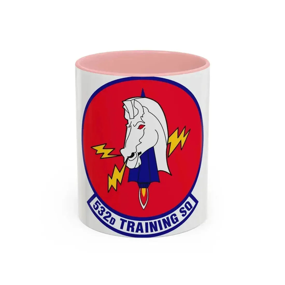 532d Training Squadron (U.S. Air Force) Accent Coffee Mug 11oz Pink - Go Mug Yourself