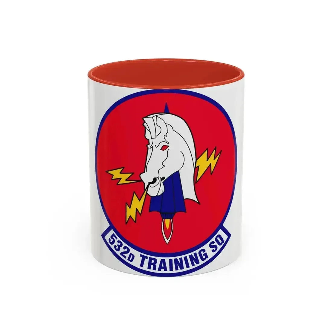 532d Training Squadron (U.S. Air Force) Accent Coffee Mug 11oz Red - Go Mug Yourself
