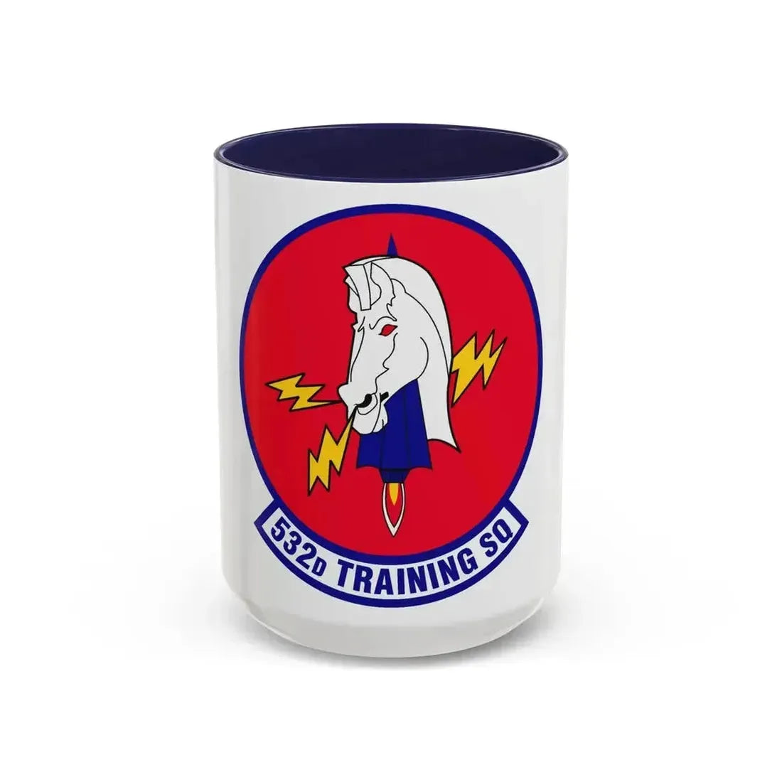 532d Training Squadron (U.S. Air Force) Accent Coffee Mug 15oz Navy - Go Mug Yourself
