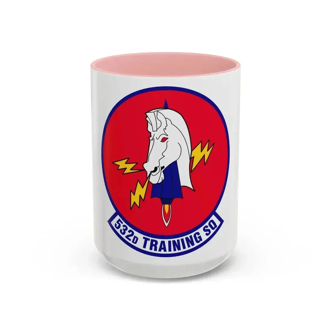 532d Training Squadron (U.S. Air Force) Accent Coffee Mug 15oz Pink - Go Mug Yourself