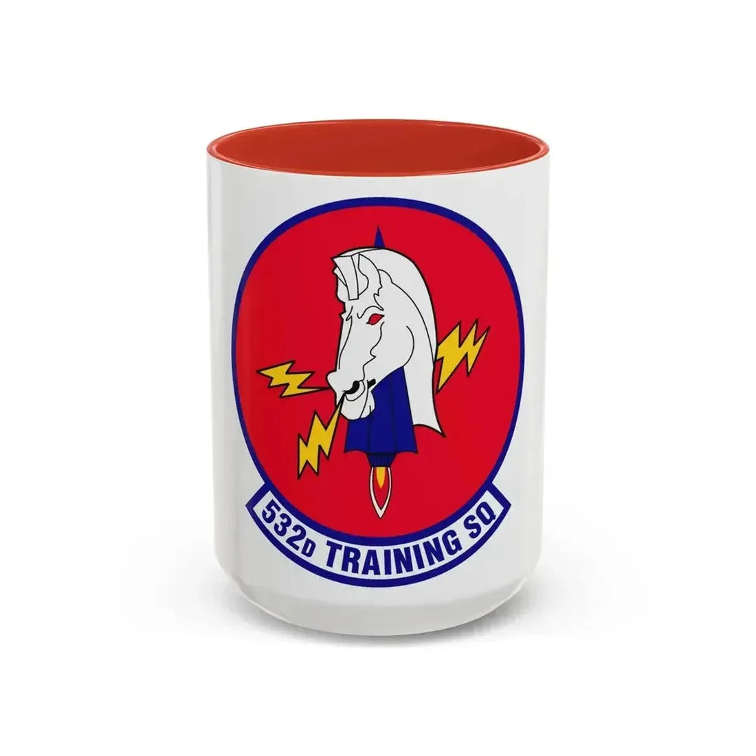 532d Training Squadron (U.S. Air Force) Accent Coffee Mug 15oz Red - Go Mug Yourself