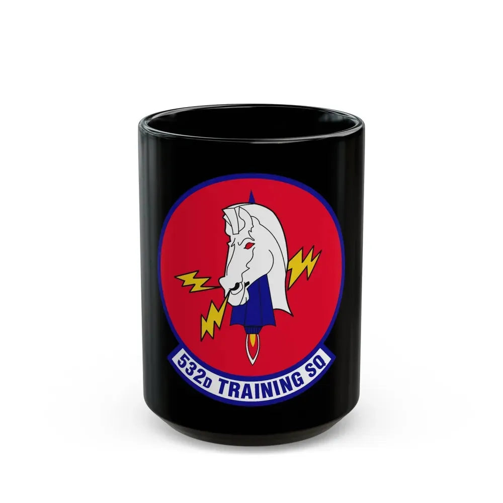 532d Training Squadron (U.S. Air Force) Black Coffee Mug 15oz - Go Mug Yourself