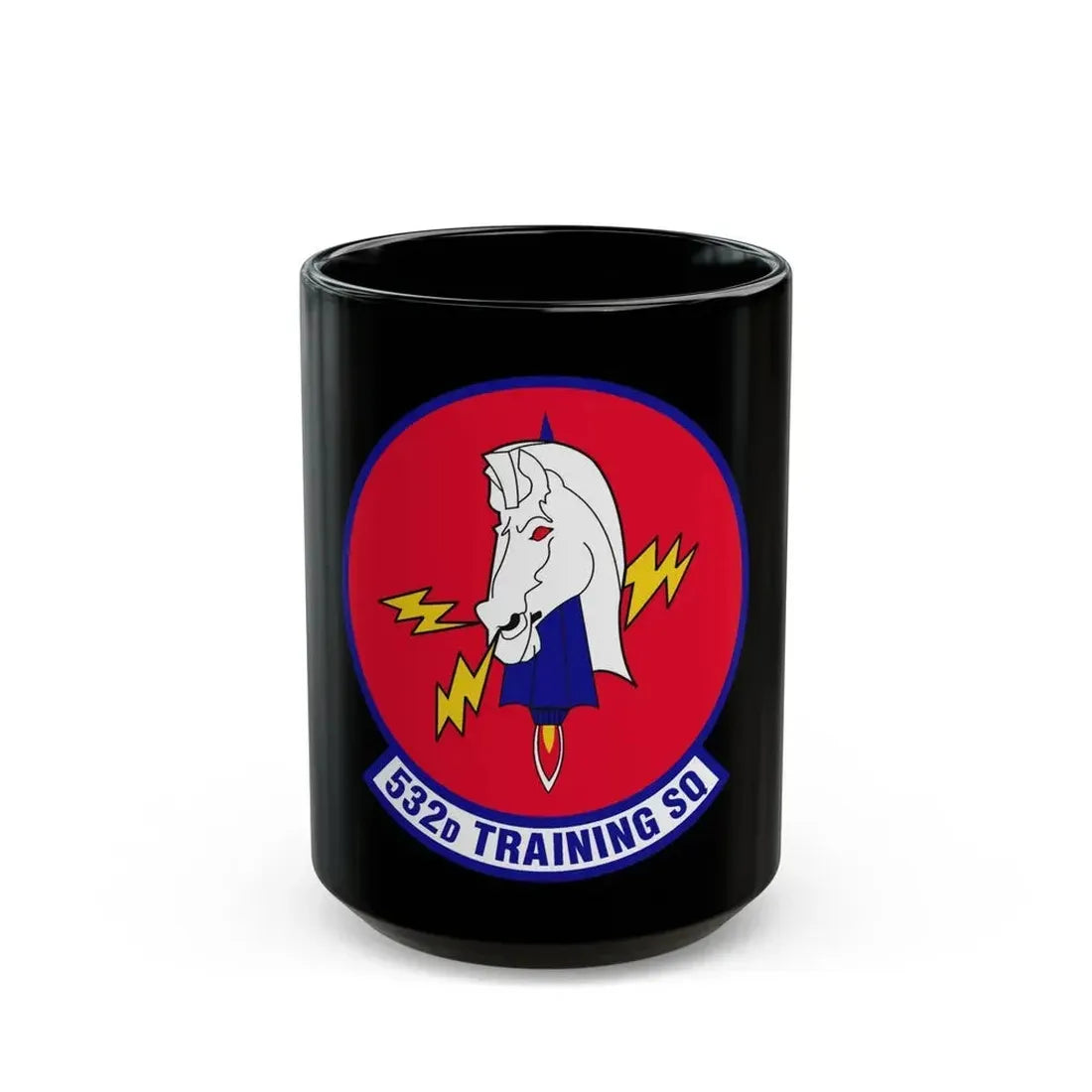 532d Training Squadron (U.S. Air Force) Black Coffee Mug - Go Mug Yourself