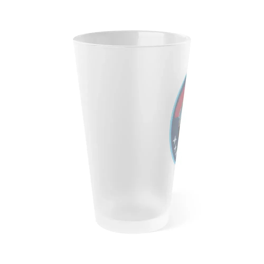 533 Training Squadron (U.S. Space Force) Frosted Pint Glass 16oz - Go Mug Yourself