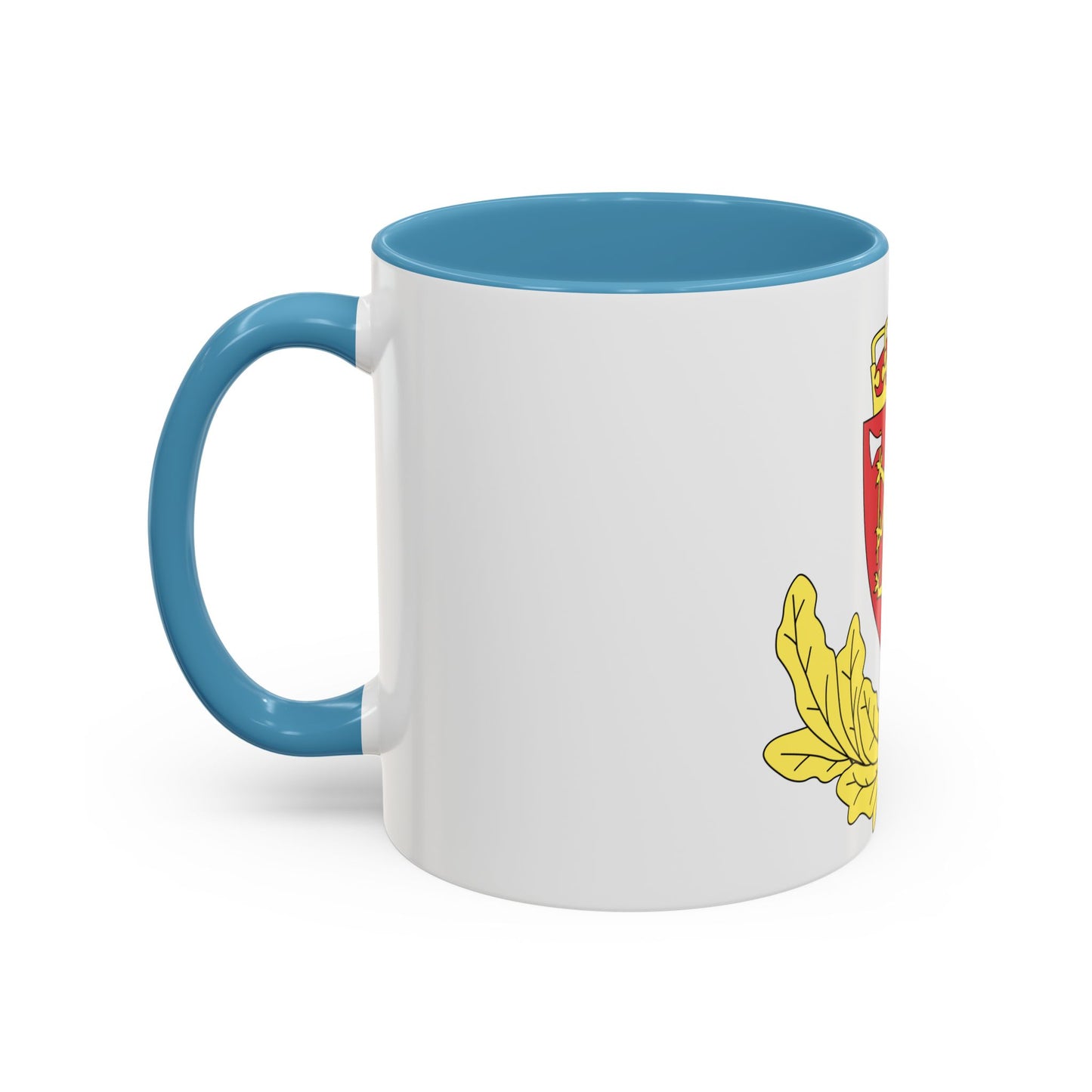 Coat of arms of the Norwegian Border Police - Accent Coffee Mug