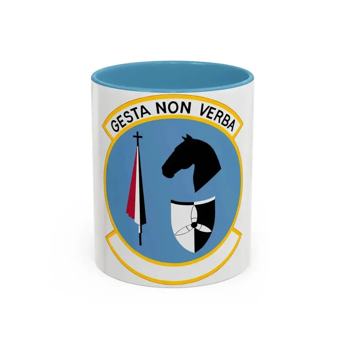 537 Airlift Squadron PACAF (U.S. Air Force) Accent Coffee Mug 11oz Light Blue - Go Mug Yourself