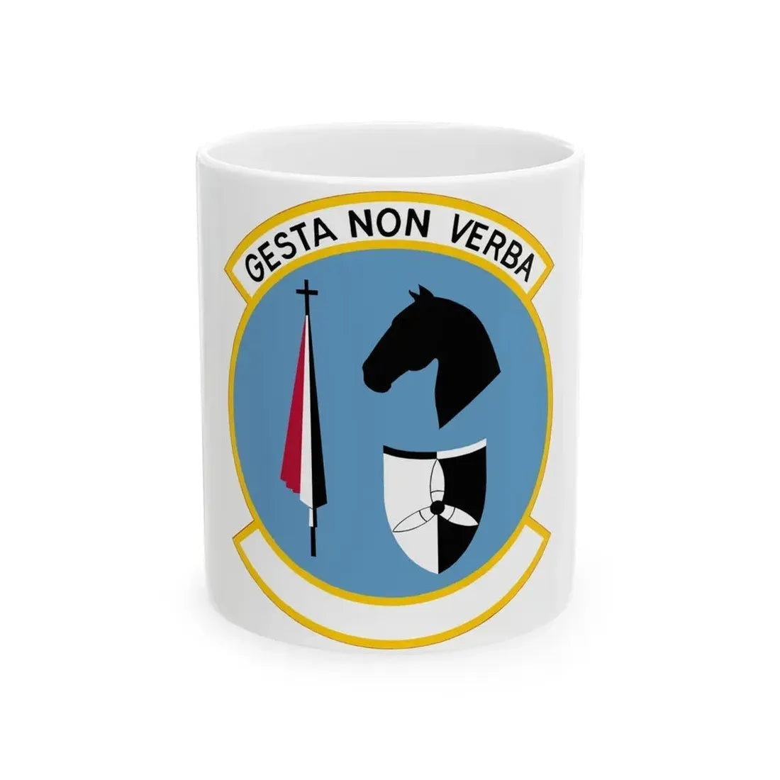 537 Airlift Squadron PACAF (U.S. Air Force) White Coffee Mug - Go Mug Yourself