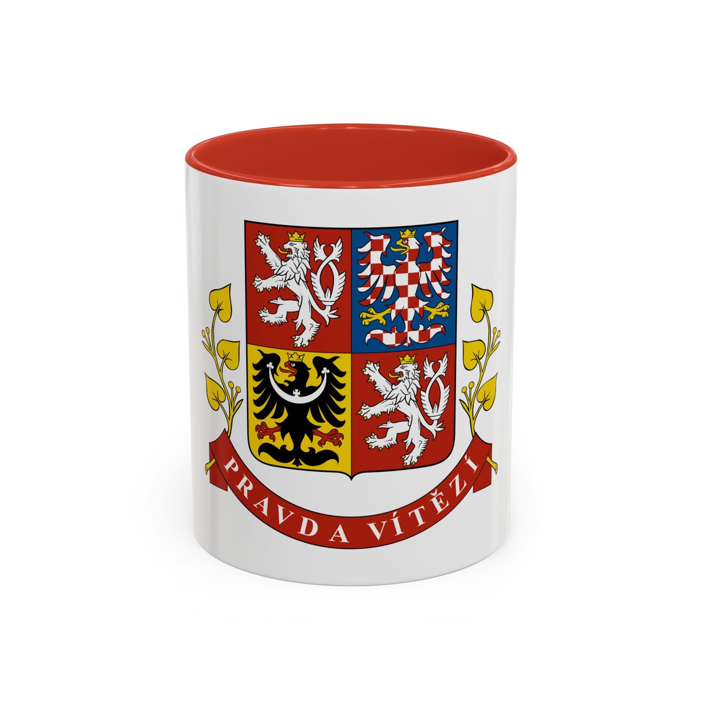 Greater coat of arms of the Czech Republic (Presidential version) - Accent Coffee Mug