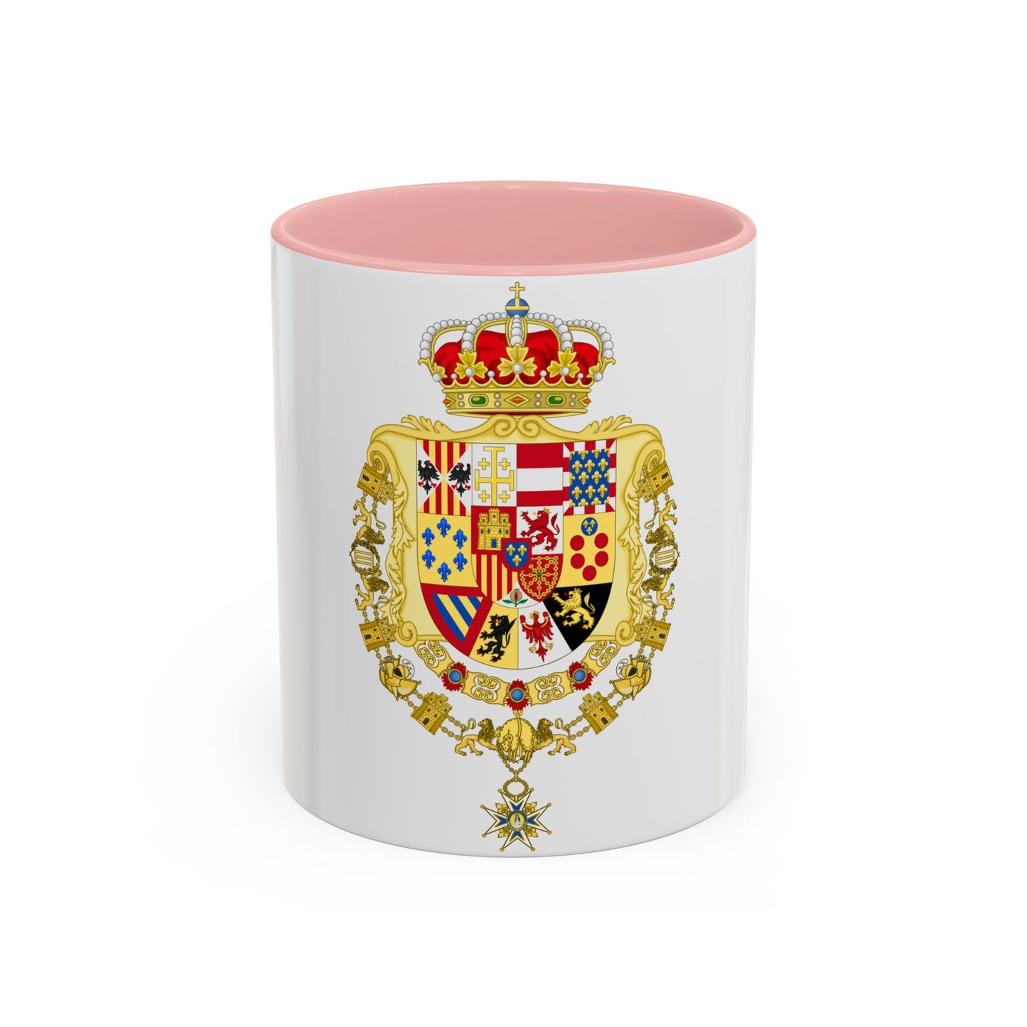 Greater Royal Coat of Arms of Spain (1931) - Accent Coffee Mug