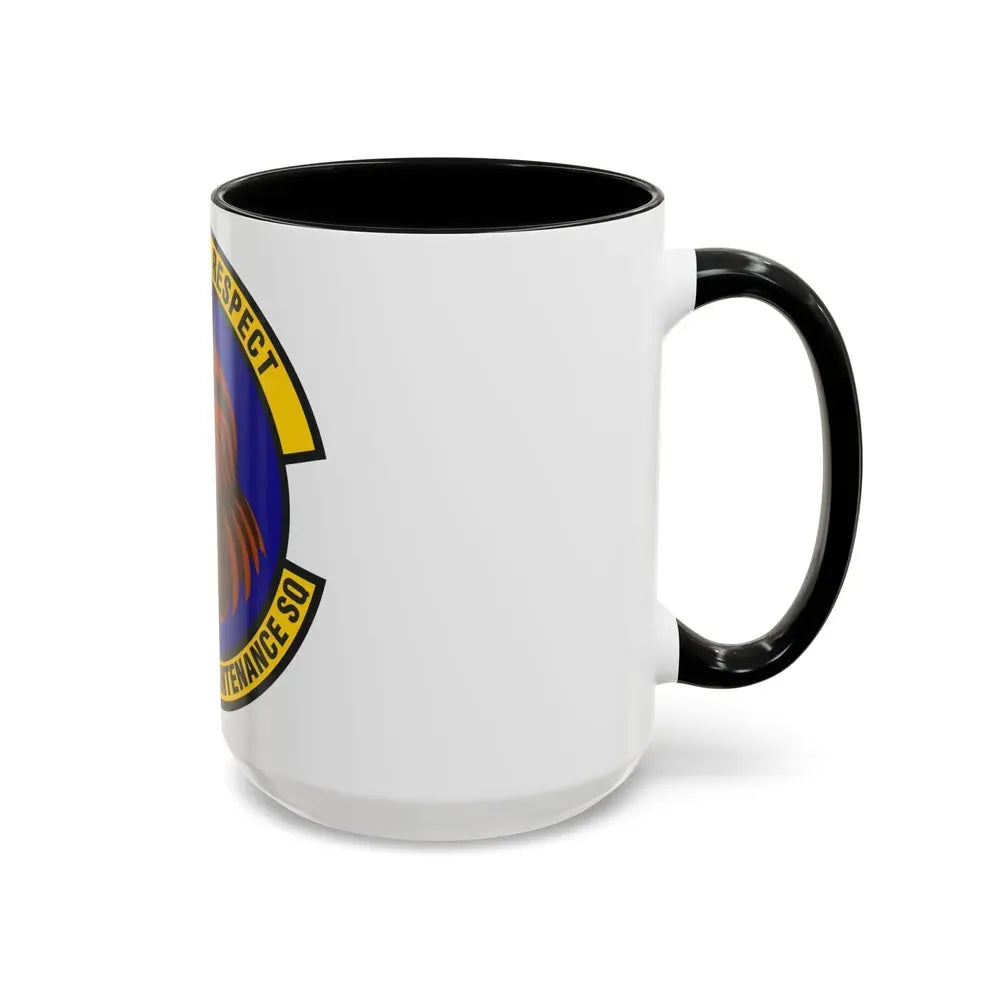 54 Aircraft Maintenance Squadron AETC (U.S. Air Force) Accent Coffee Mug - Go Mug Yourself