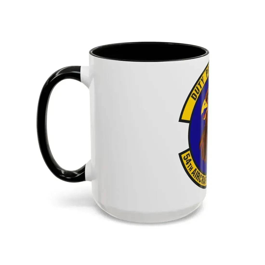 54 Aircraft Maintenance Squadron AETC (U.S. Air Force) Accent Coffee Mug - Go Mug Yourself