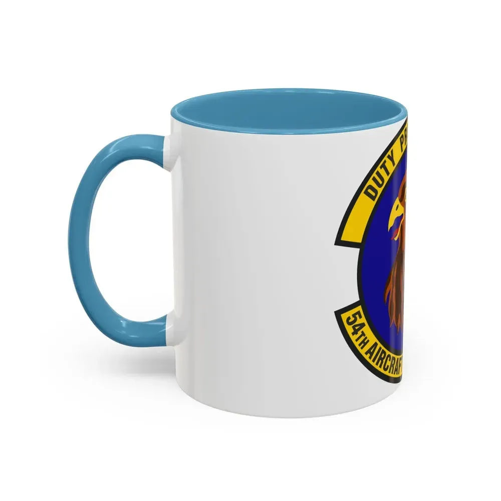 54 Aircraft Maintenance Squadron AETC (U.S. Air Force) Accent Coffee Mug - Go Mug Yourself