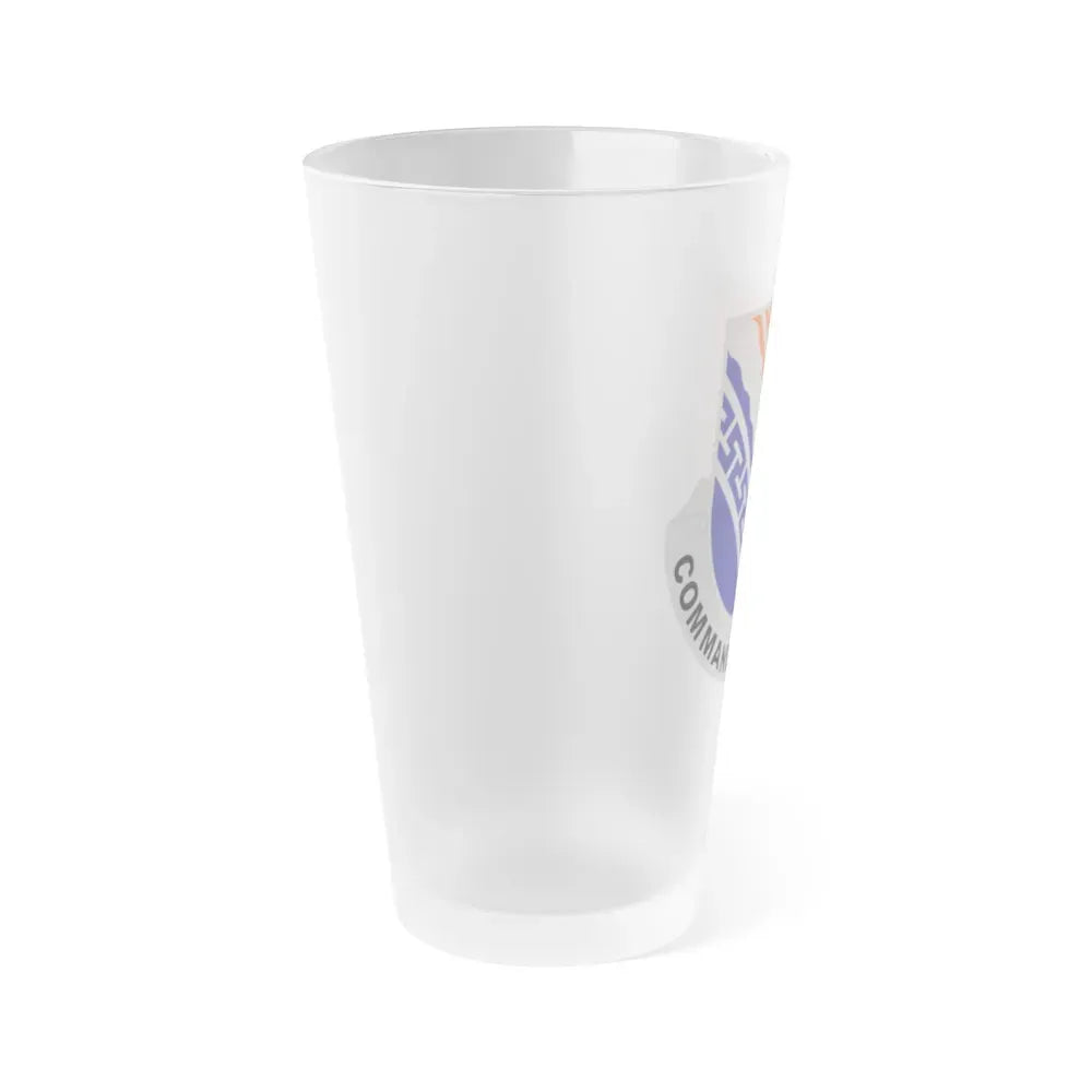 54 Signal Battalion (U.S. Army) Frosted Pint Glass 16oz - Go Mug Yourself