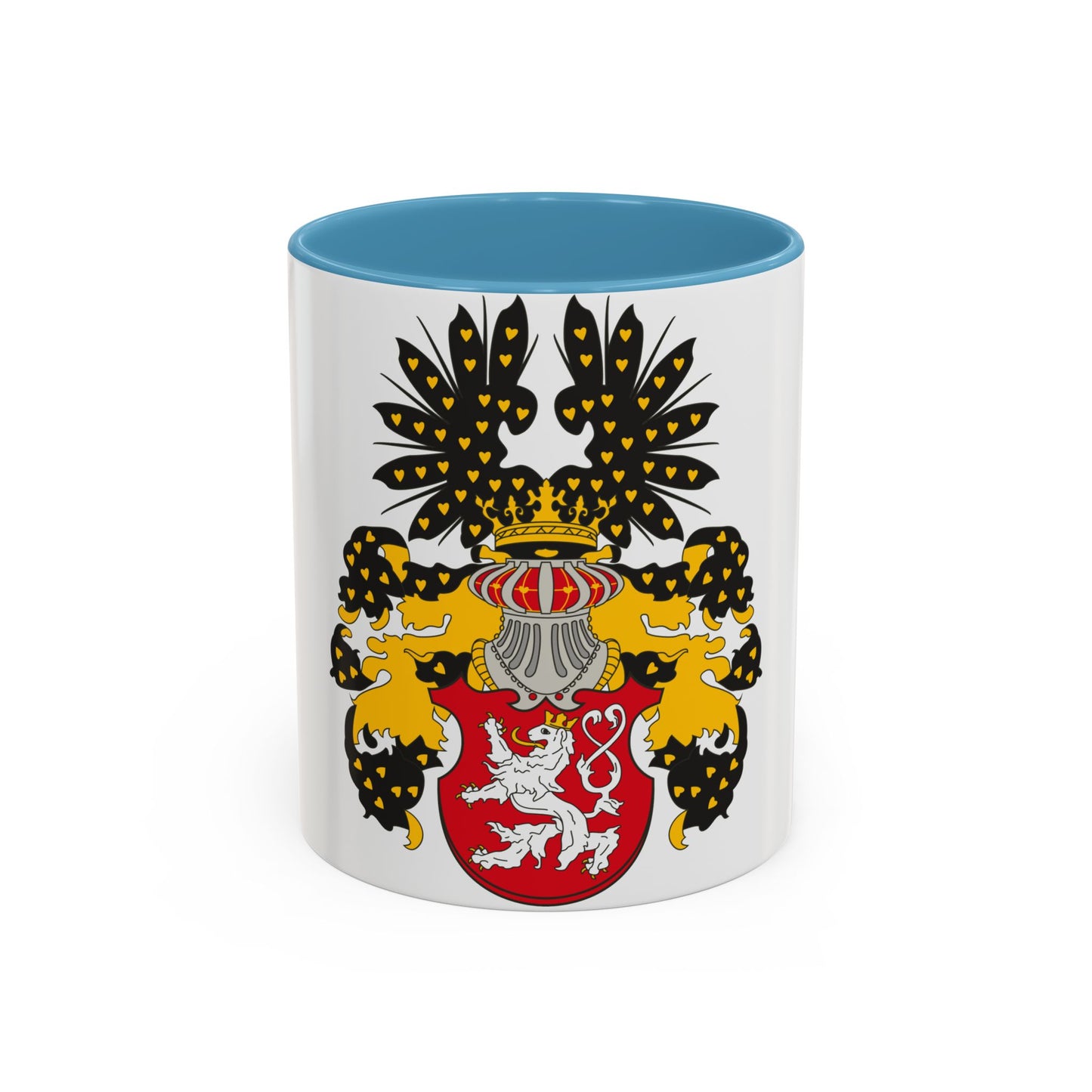 Coat of arms of the Kingdom of Bohemia - Accent Coffee Mug
