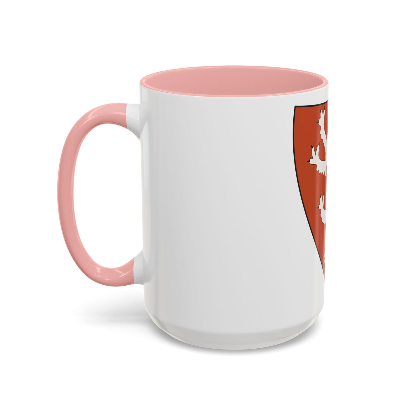 Lesser coat of arms of the Kingdom of Bohemia (Wenceslaus II of Bohemia) - Accent Coffee Mug