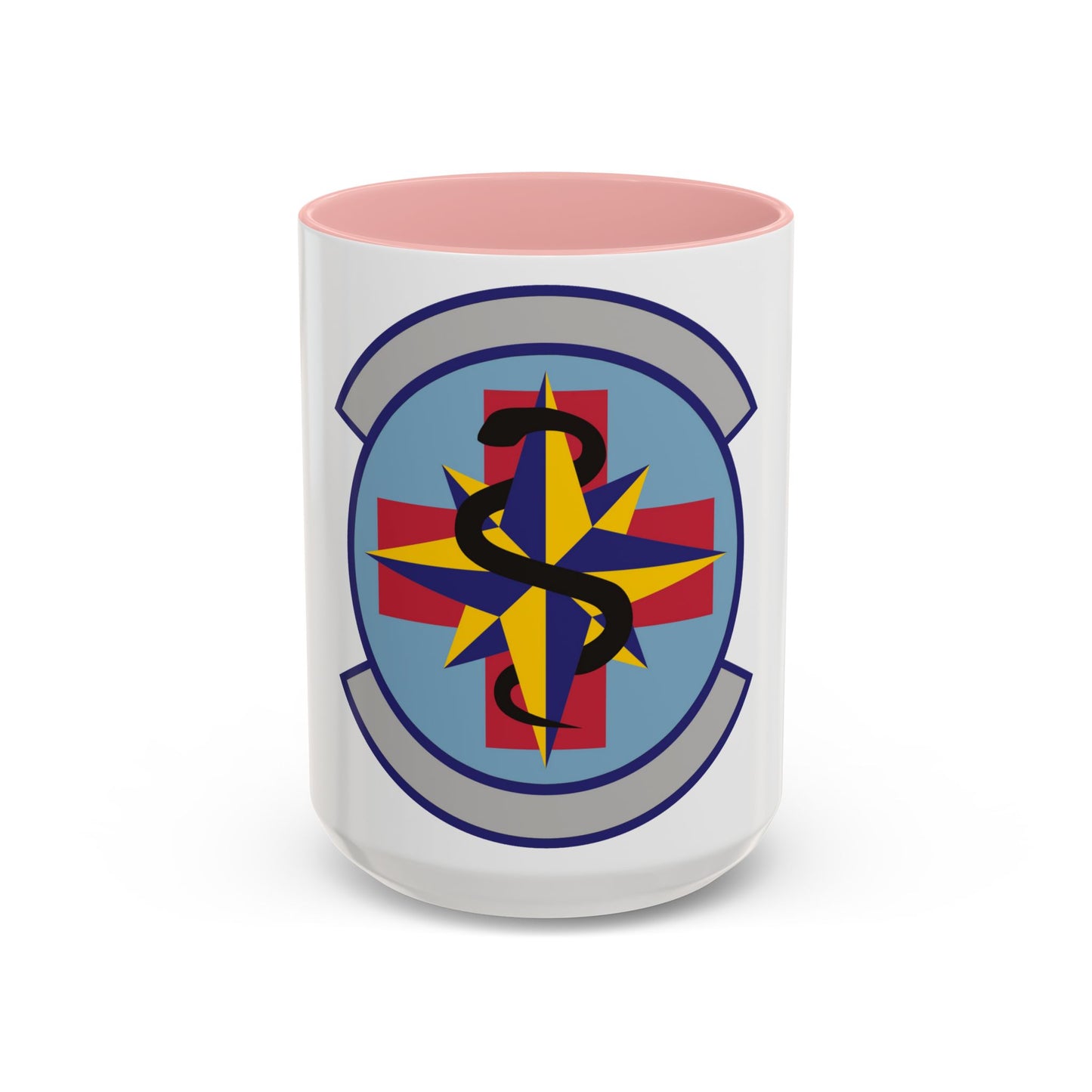 6 Healthcare Operations Squadron AMC (U.S. Air Force) Accent Coffee Mug