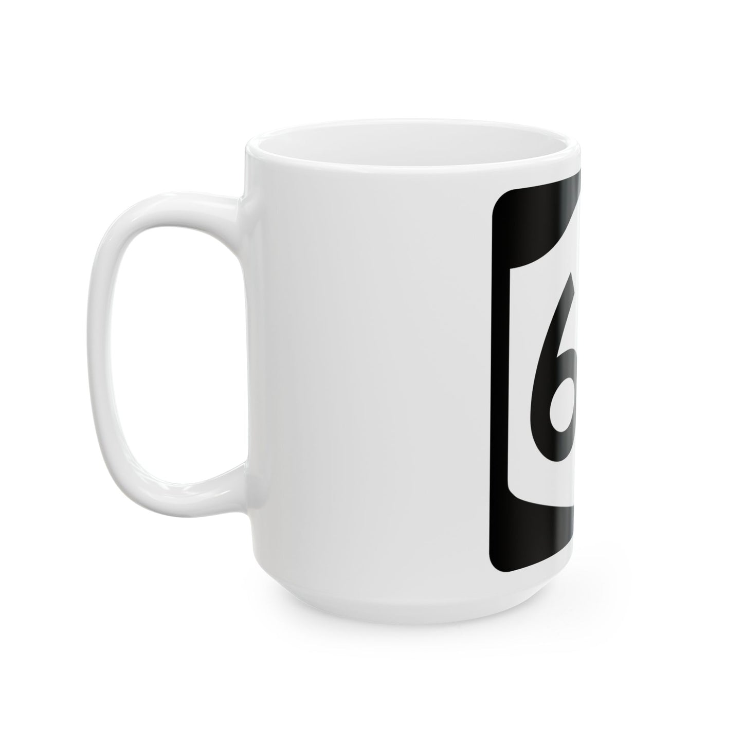 NY-69 (New York) (Road Sign) White Coffee Mug