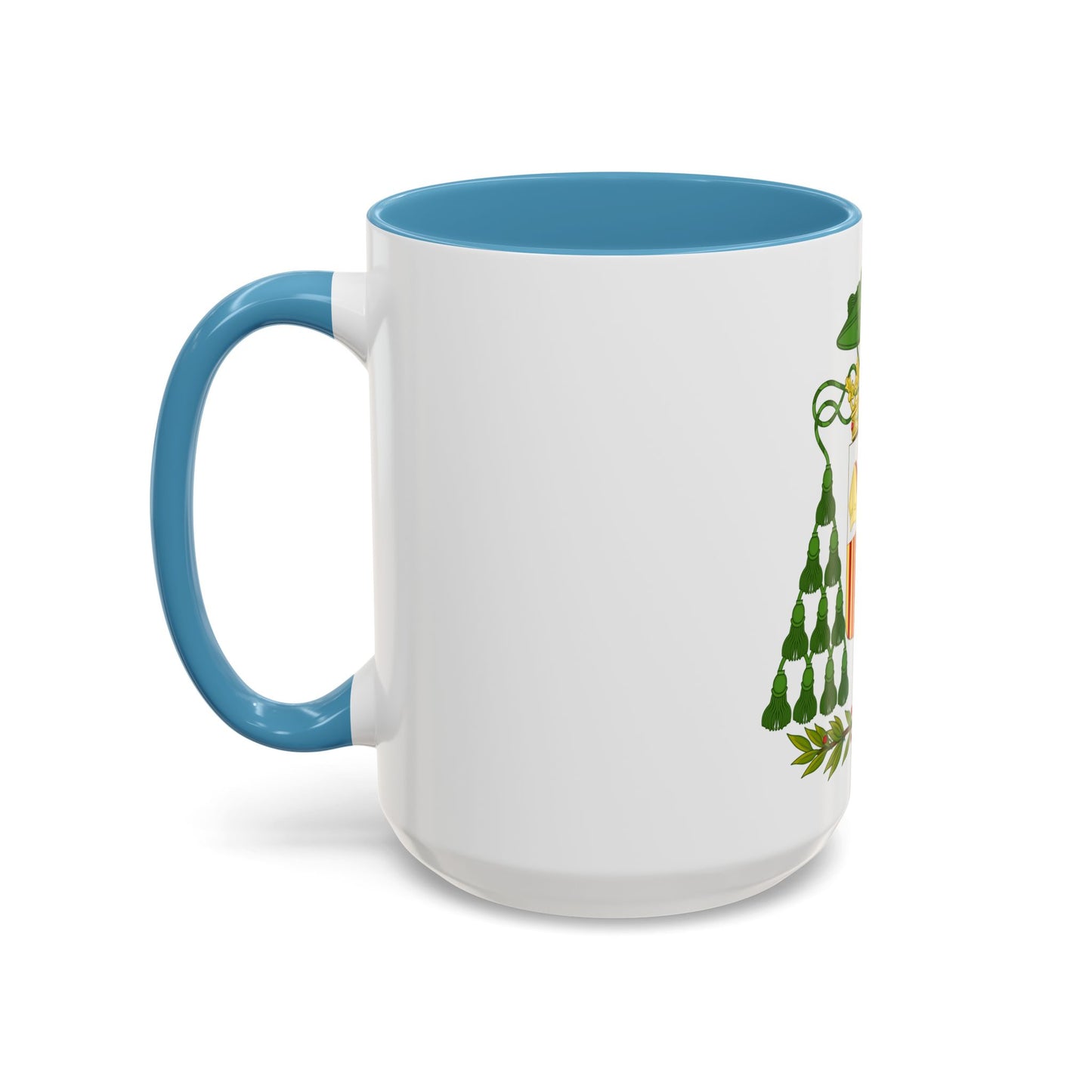 Historical Coat of Arms of Ecclesiastic Co-Prince of Andorra - Accent Coffee Mug