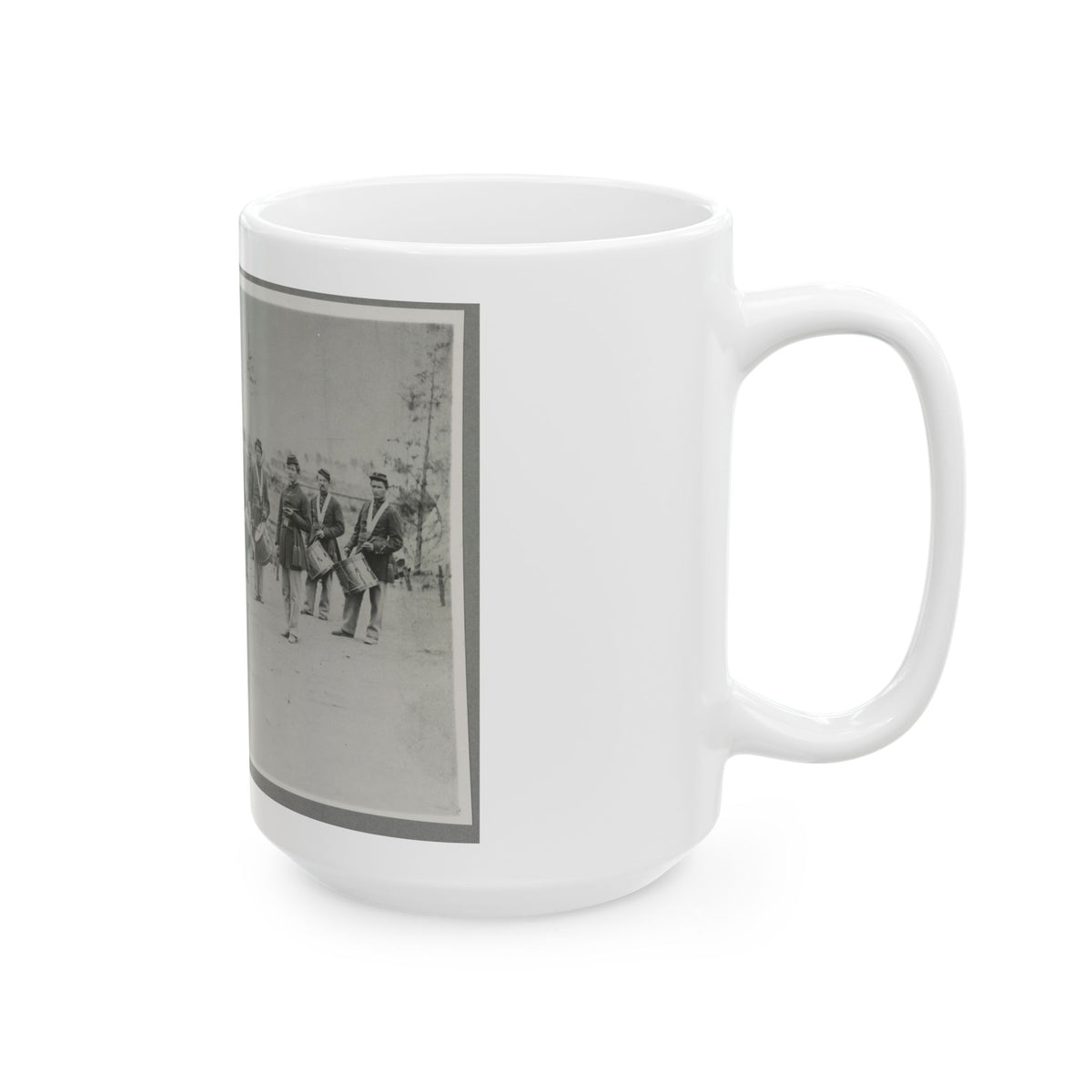 Drum Corps 30th Pa. Infantry (U.S. Civil War) White Coffee Mug