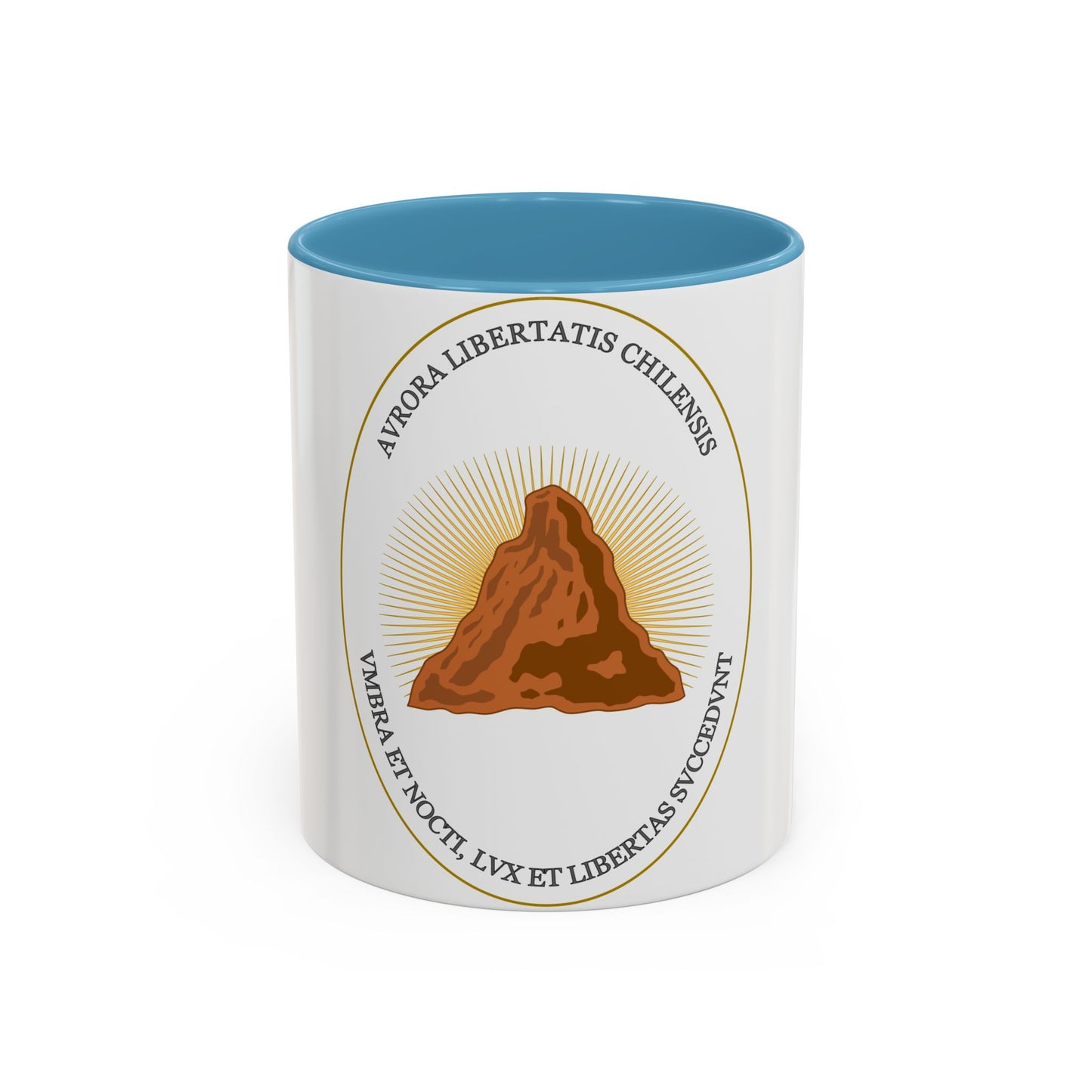 Reverse of the Coat of Arms of Chile (1812-1814) - Accent Coffee Mug