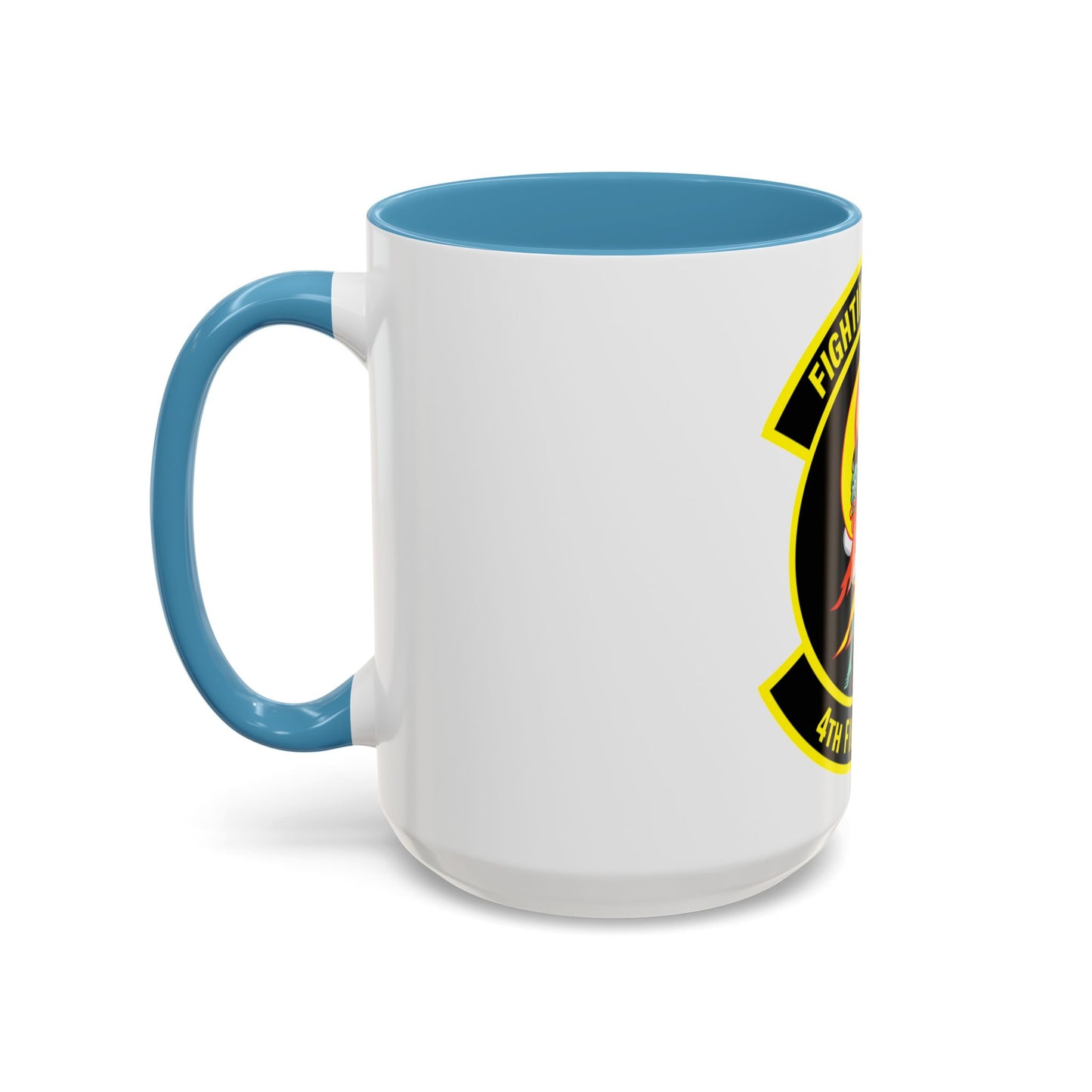 4th Fighter SQ Fightin' Fuujins (U.S. Air Force) Accent Coffee Mug