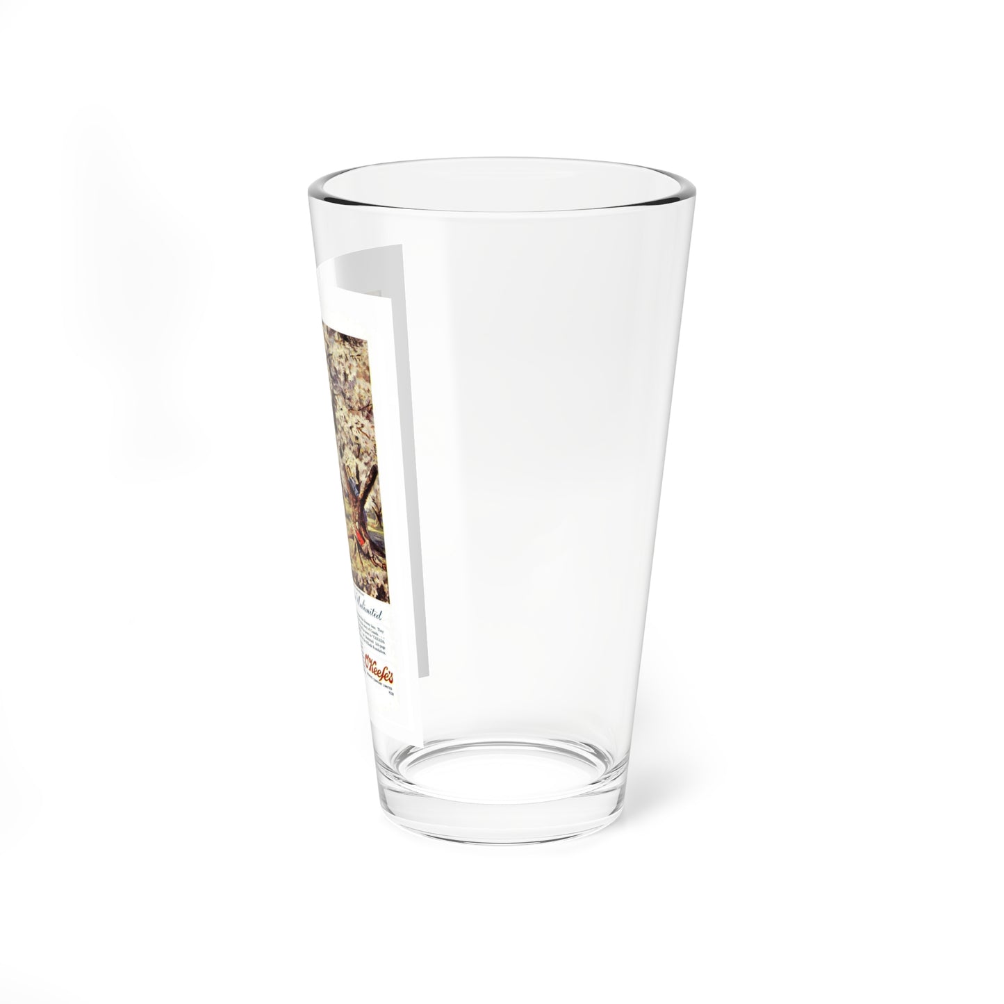 O'Keefe's ad, Walt Coburn's Western, June 1950 (Magazine Illustration) Pint Glass 16oz