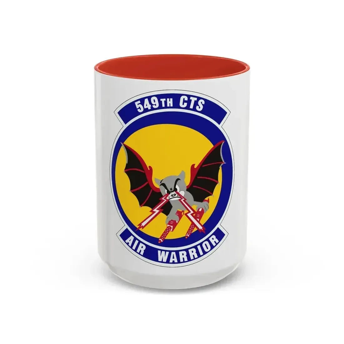 549th Combat Training Squadron (U.S. Air Force) Accent Coffee Mug 15oz Red - Go Mug Yourself