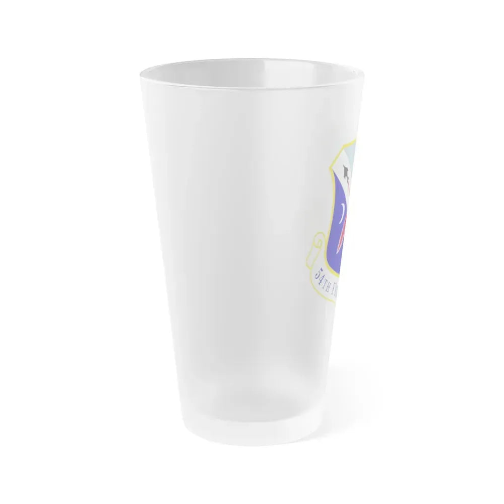 54th Fighter Group (U.S. Air Force) Frosted Pint Glass 16oz - Go Mug Yourself