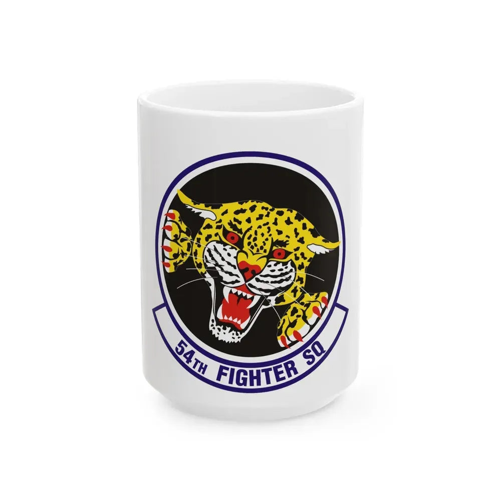 54th Fighter Squadron (U.S. Air Force) White Coffee Mug 15oz - Go Mug Yourself