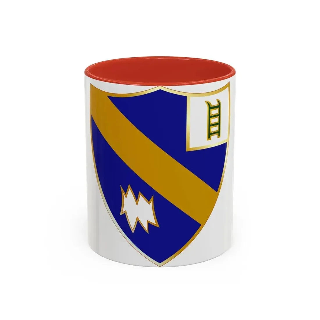 54th Infantry Regiment (U.S. Army) Accent Coffee Mug 11oz Red - Go Mug Yourself