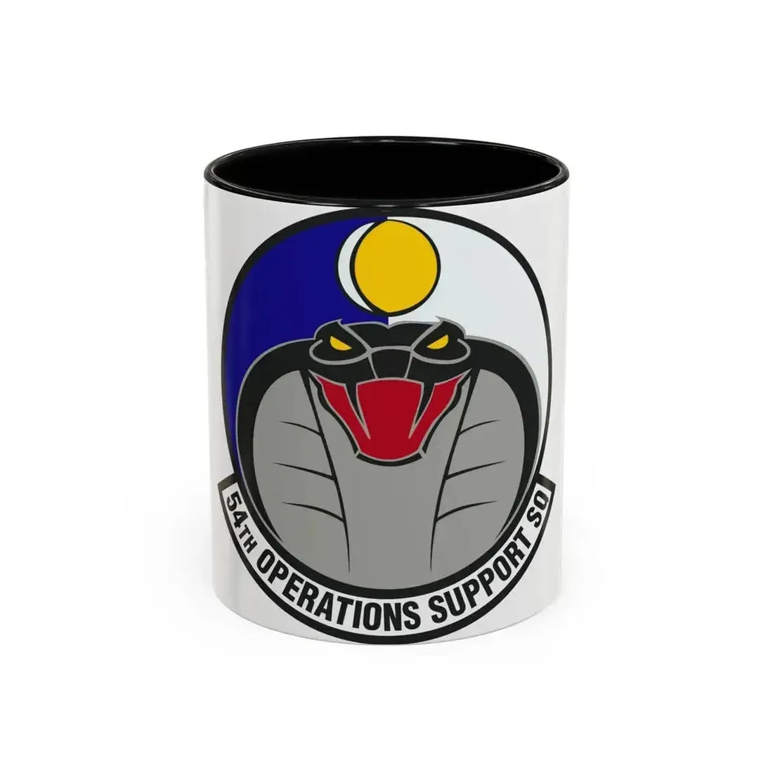54th Operations Support Squadron (U.S. Air Force) Accent Coffee Mug 11oz Black - Go Mug Yourself